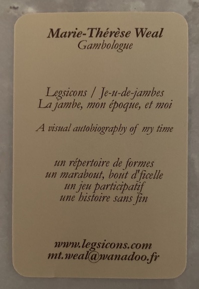 Carte gambologue 